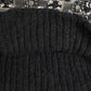 Dolce & Gabbana Black Wool Crystal Embellished Balaclava Hat