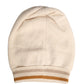 Dolce & Gabbana Beige Cashmere Knitted Women Winter Beanie Hat