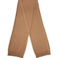 Dolce & Gabbana Brown Cashmere Knitted Men Neck Warmer One Size Scarf