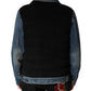 Dolce & Gabbana Black Blue Cotton Denim Blouson Men  Jacket