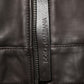 Dolce & Gabbana Black LambskinLeather Full Zip Biker Jacket