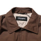 Dolce & Gabbana Brown Cotton Stretch Full Zip Bomber Jacket