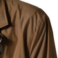 Dolce & Gabbana Brown Single Breasted Layered Coat Jacket