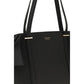 Ferragamo Black Calf Leather Bos Taurus Shoulder Bag
