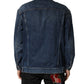 Dolce & Gabbana Black Blue Cotton Denim Blouson Men Jacket