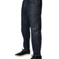 Dolce & Gabbana Dark Blue Washed Skinny Cotton Denim  Jeans