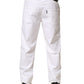 Paul & Shark White Straight Mid Waist Denim Trouser Jeans