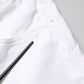 Paul & Shark White Straight Mid Waist Denim Trouser Jeans