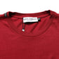 Dolce & Gabbana Maroon Cotton Crew Neck Short Sleeves T-shirt
