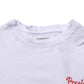 President's White Logo Embroidery Cotton Men Crew Neck T-shirt