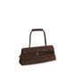Moschino Brown Calf Leather Bos Taurus Shoulder Bag