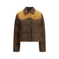 Miu Miu Brown Recycled Polyester Full-Length Jacket