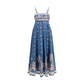 Alemais Blue Linen Casual Dress