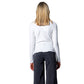Only White Polyester Turtleneck