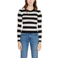 Jacqueline De Yong Black Viscose Pattern Shirt