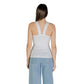 Calvin Klein Jeans White Cotton Top