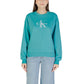 Calvin Klein Jeans Blue Cotton Sweatshirt