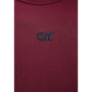 Calvin Klein Jeans Bordeaux Modal Long Dress