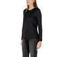 Armani Exchange Black Cotton Long Sleeve T-Shirt