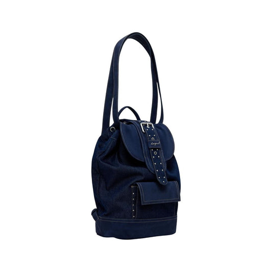 Desigual Blue Polyethylene Backpack