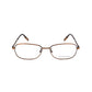 Ermenegildo Zegna Brown Metal Glasses (Frames)