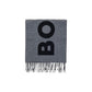 Hugo Boss Gray Wool Scarf