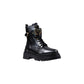 PINKO Black Leather Ankle Boots