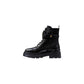 PINKO Black Leather Ankle Boots