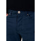 Borghese Blue Cotton Skinny Pants