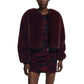 Desigual Bordeaux Polyester Jacket