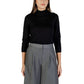 ICHI Black Viscose Turtleneck