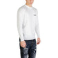 Icon White Viscose Sweatshirt