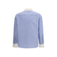 Tory Burch Blue Cotton Pattern Shirt