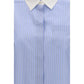 Tory Burch Blue Cotton Pattern Shirt