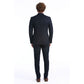 Baldinini Trend Blue Wool Two-Piece Suit