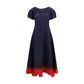Tory Burch Blue Viscose Casual Dress