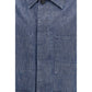 Jil Sander Blue Cotton Denim Jacket
