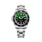 Bobroff Silver Stainless Steel Sport Watch