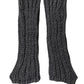 Dolce & Gabbana Gray Acrylic Knitted Fingerless Arm Warmer Gloves