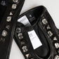 Dolce & Gabbana Women Black Embellished Wrist Length Mitten Gloves