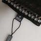 Dolce & Gabbana Women Black Embellished Wrist Length Mitten Gloves
