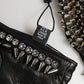 Dolce & Gabbana Women Black Embellished Wrist Length Mitten Gloves