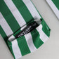 Dolce & Gabbana Green White Stripes Nylon Elbow Length Women Gloves
