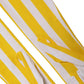 Dolce & Gabbana Yellow White Stripes Nylon Elbow Length Women Gloves