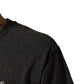 Dolce & Gabbana Gray Logo Embellished Men Crew Neck T-shirt