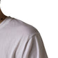Dolce & Gabbana White Graphic Print DG Men Crew Neck T-shirt