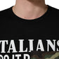 Dolce & Gabbana Black Italians Do It Better Camo Pocket Men T-shirt
