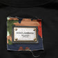 Dolce & Gabbana Black Italians Do It Better Camo Pocket Men T-shirt