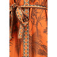 Alemais Orange Silk Casual Dress