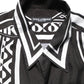 Dolce & Gabbana Black White Bandana Print Collared Shirt